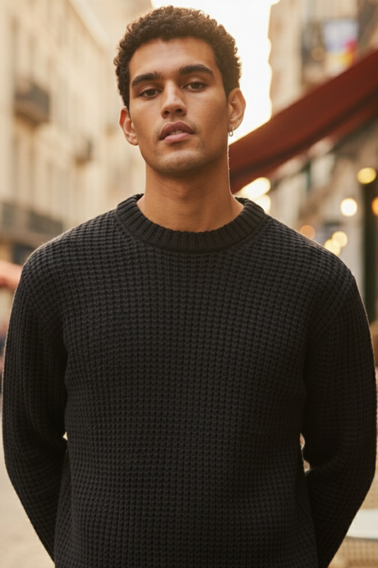 Sweter | Krzysztof – Czarny