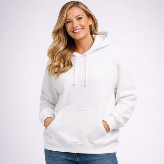 Damska bluza z kapturem z miękkiego materiału