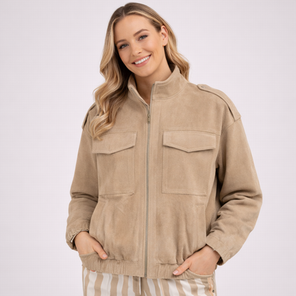 Męska kurtka casualowa z lekkim ociepleniem